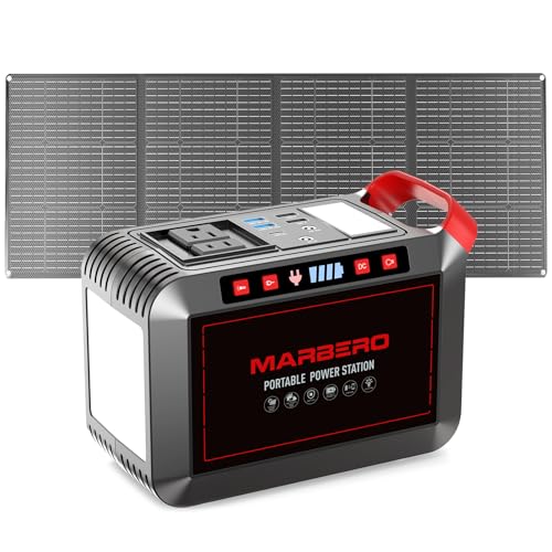 Portable Power Station 88Wh Lithium Battery Solar Generator with AC Outlet 120W Peak Power Bank I634036