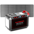 Portable Power Station 88Wh Lithium Battery Solar Generator with AC Outlet 120W Peak Power Bank I634036