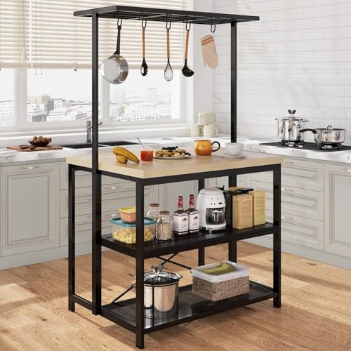 3 Tier Microwave Stand Oven Shelf with Power Outlet D723469