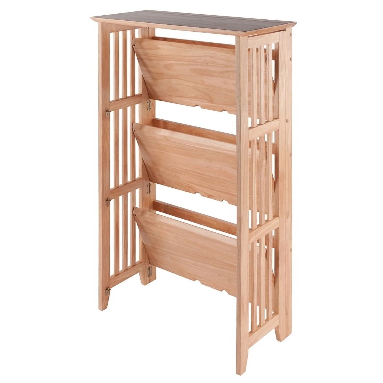 4-Tier Wood Folding Bookcase Q167265