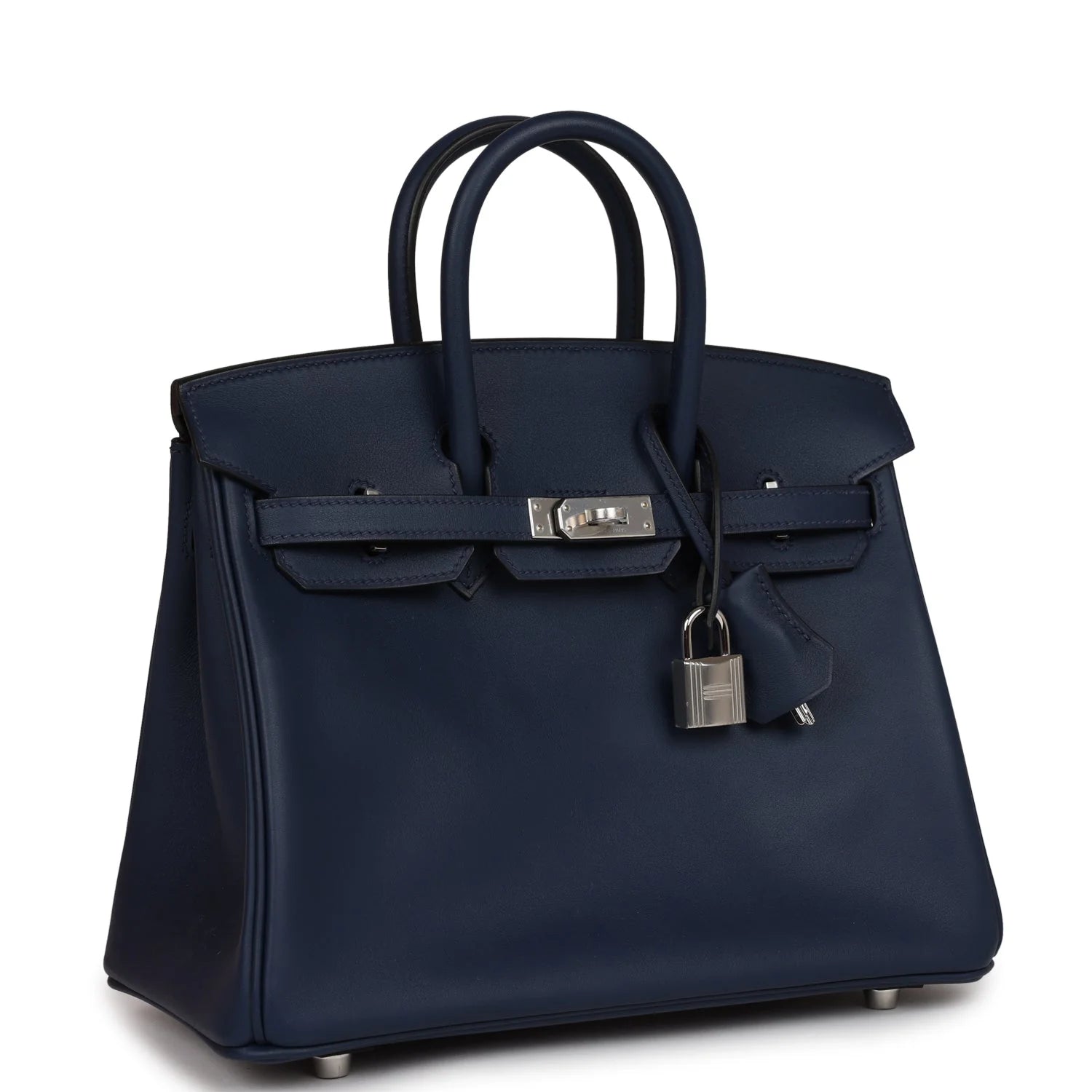 Bleu Navy Swift Palladium Hardware Bag W691