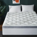 Queen Soft Plush Cooling Down Alternative Mattress Topper with 8-21" Deep Pocket V621
