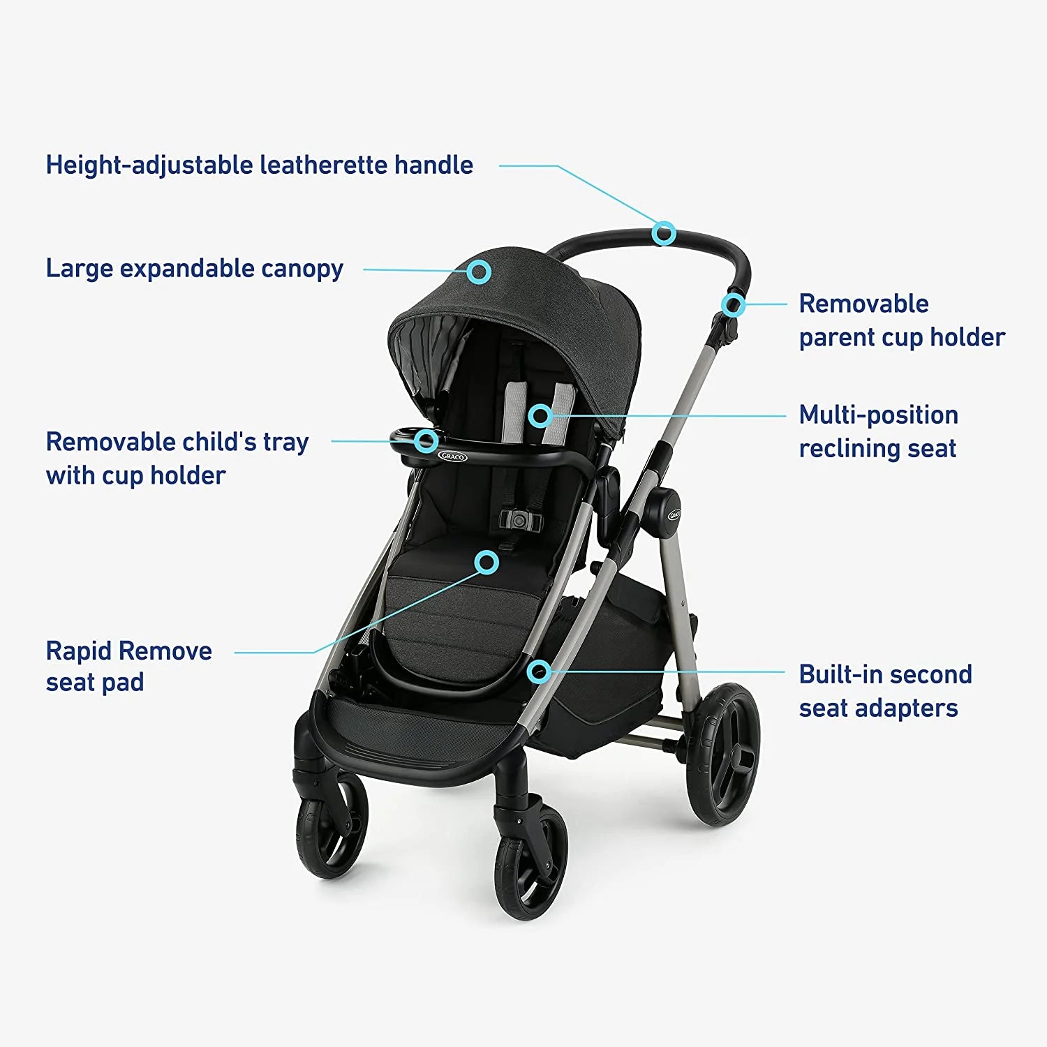 Black Stroller Z33805