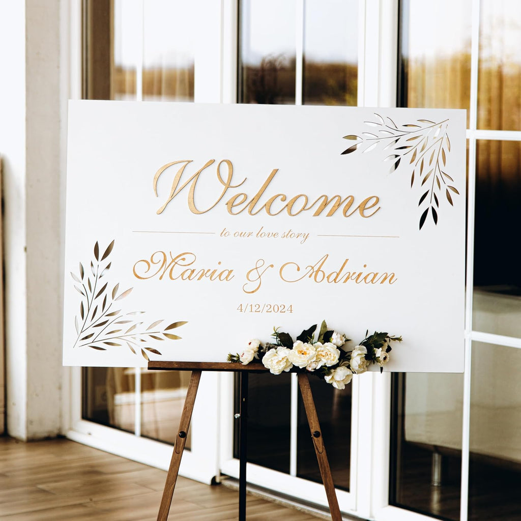 Wooden Wedding Welcome Sign Y5211