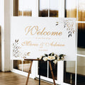 Wooden Wedding Welcome Sign Y5211