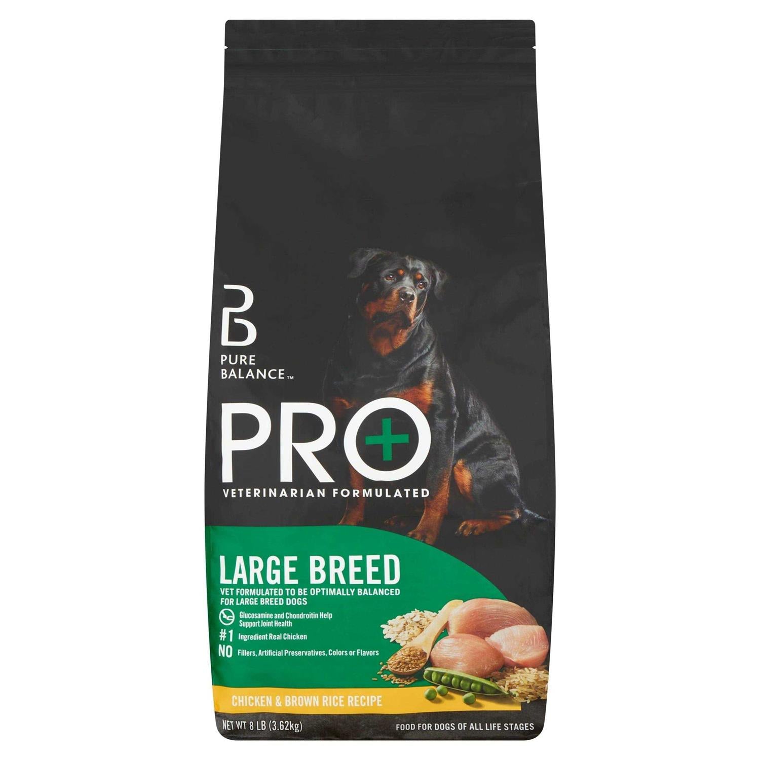 Large Breed Chicken & Brown Rice Recipe Dry Dog Food U326381