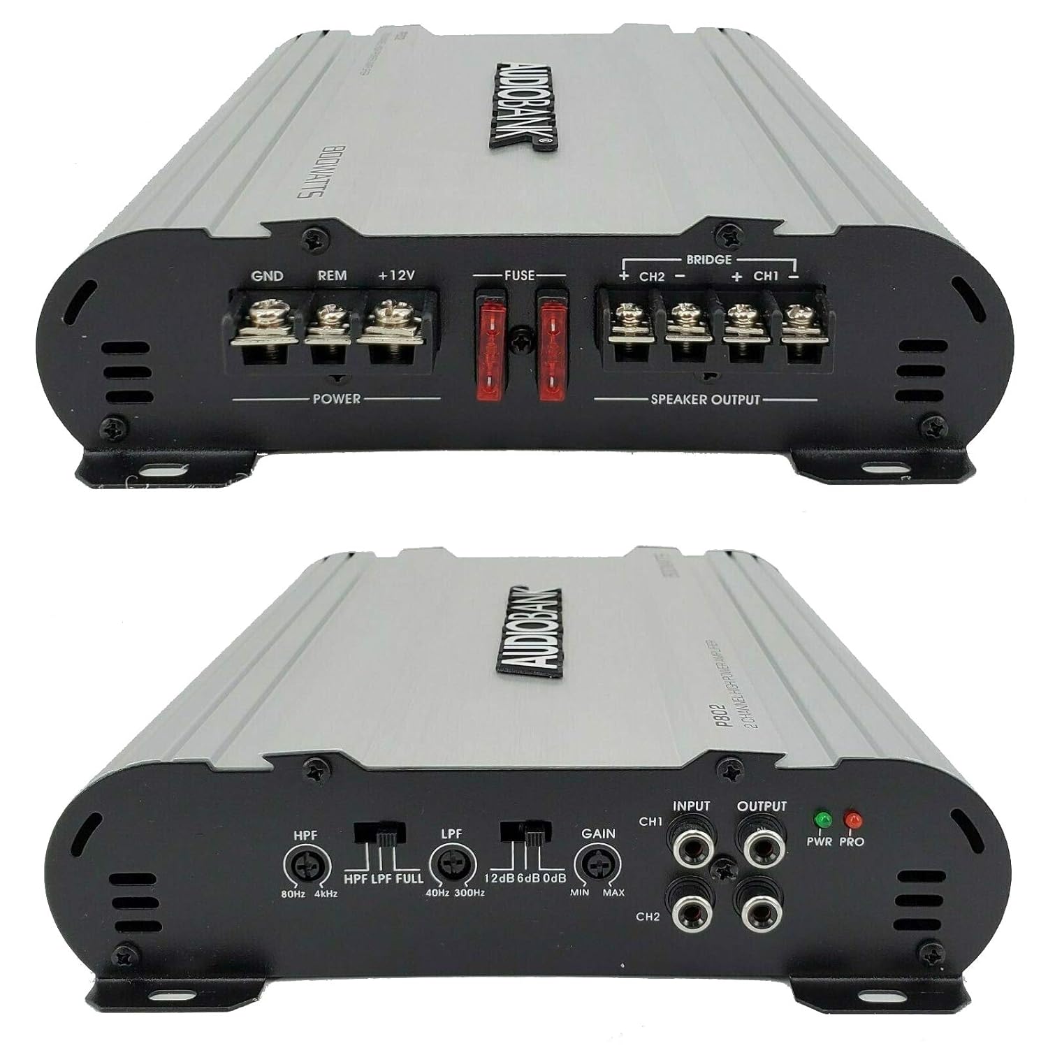 2 Channels 800 Watts Car Audio Stereo Amplifier S330817