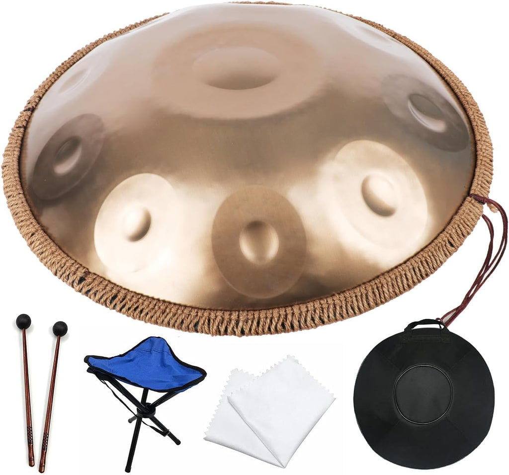 22 inches 10 notes steel handpan drum with carry bag U522