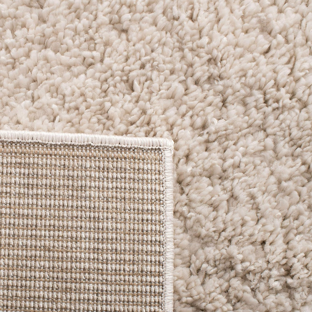Beige 12' x 15' Shag Area Rug F5663