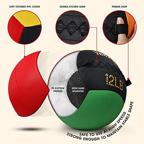 Soft Leather Weighted Medicine Ball M338