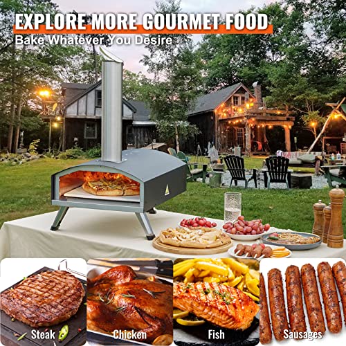 12-inch Outdoor Stainless Steel Pizza Oven P599