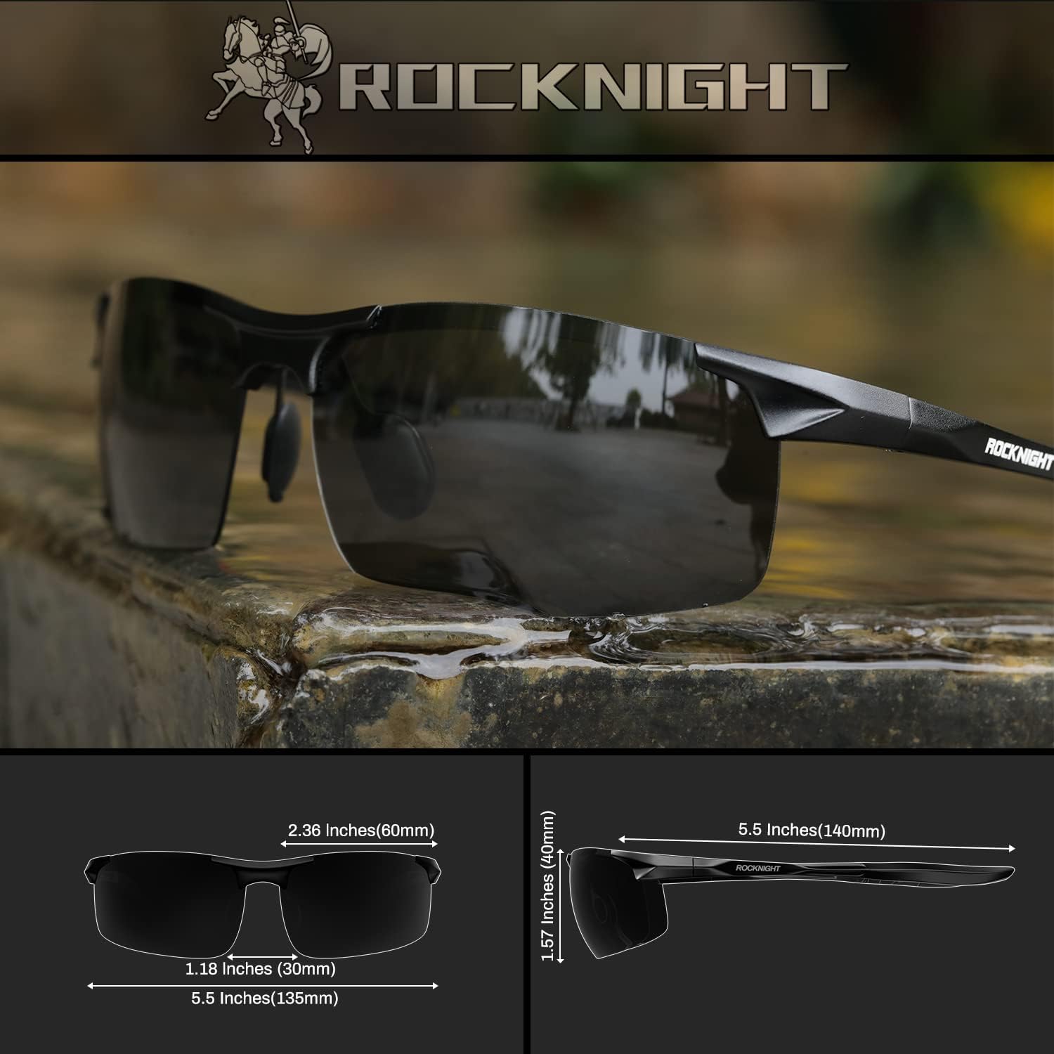 HD Polarized Sunglasses UV400 Protection D20318