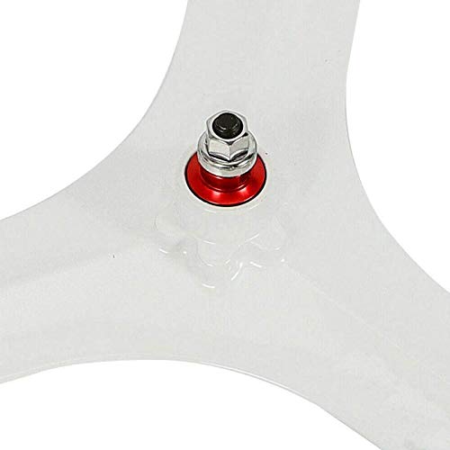 White 700C 3 Spoke Fixed Gear Bicycle Wheelset H778