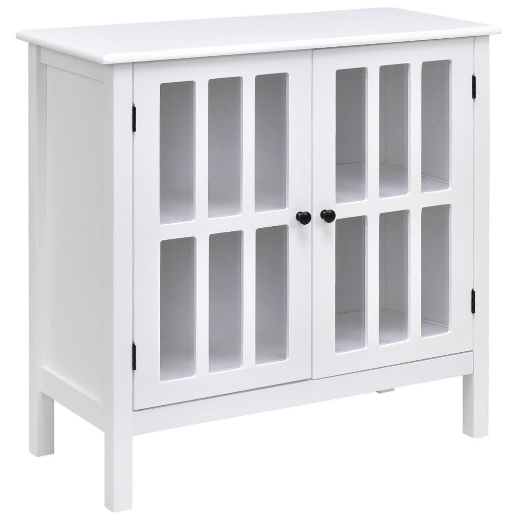 Glass Door Sideboard Console Storage Cabinet E671527