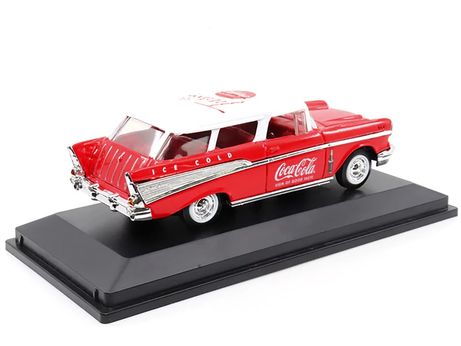 Red with White Top 1/43 Diecast Model Car L20991