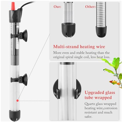 50W Submersible Glass Aquarium Heater T102