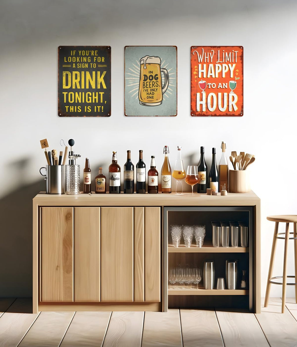 Metal Bar Sign K2846