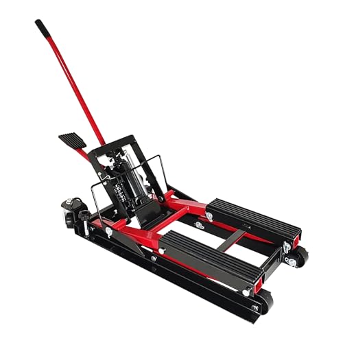 1500 LBS Hydraulic Motorcycle Lift Jack with Wheels K247