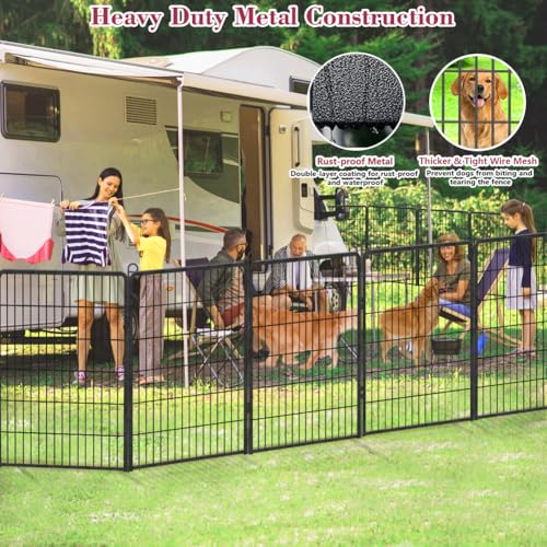 32inch 10 Panels Anti-Rust Dog Playpen A24035