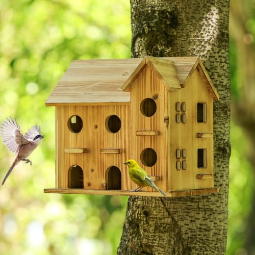 10 Hole Hanging Birdhouse Kit J11881