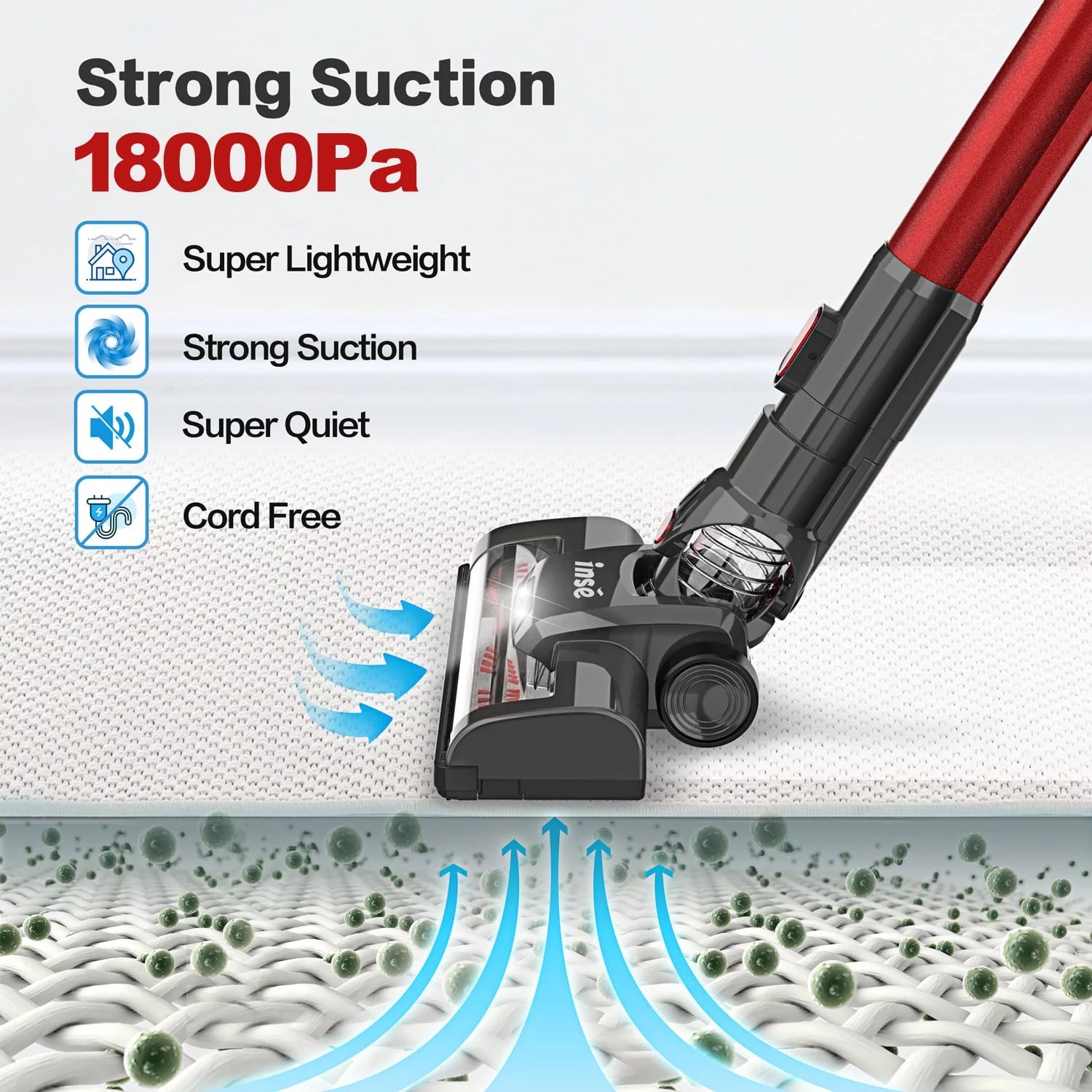 4-in-1 Cordless Stick Vacuum with Handheld Vacuum R781963