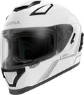 Gloss White Motorcycle Helmet G894