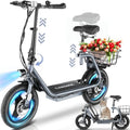 14" Tire 48V Electric Scooter with Seat F97521