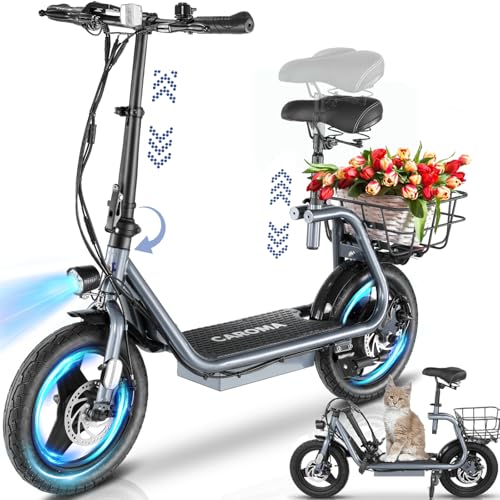 14" Tire 48V Electric Scooter with Seat F97521
