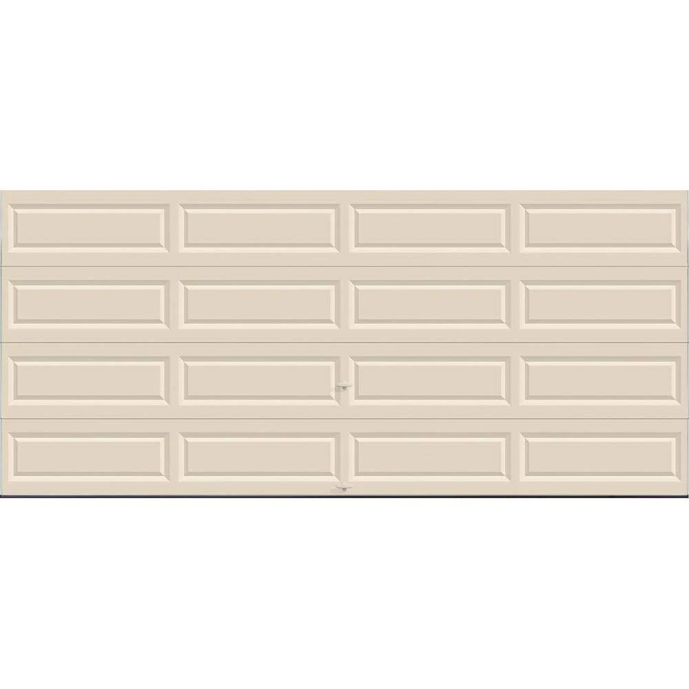 16 ft. x 7 ft. Non-Insulated Solid Almond Garage Door N511