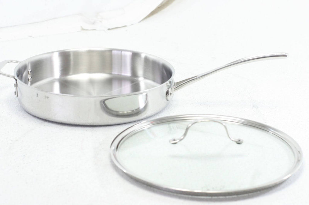 Tri-Ply Stainless Steel 5-Quart Saute Pan with Cover U23915