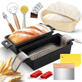 2 Piece Pre-Seasoned Cast Iron Loaf Pans 9 x 5in R728
