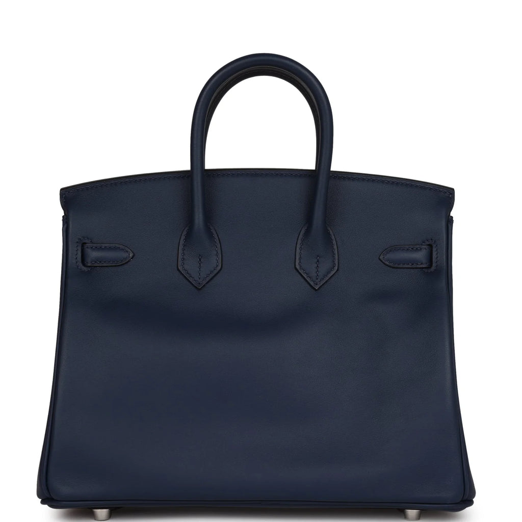 Bleu Navy Swift Palladium Hardware Bag W691