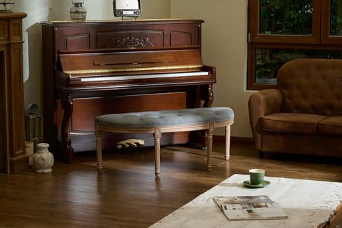 Beige Upholstered Tufted Window Bench F340058