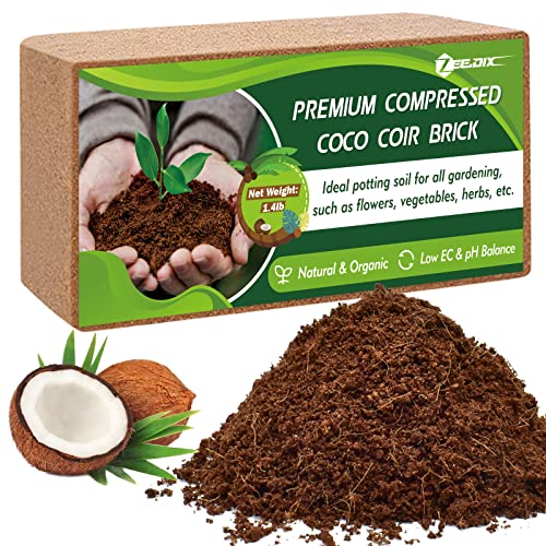 10 Pack 24 Gallons 14Lbs Compressed Coco Coir Potting Soil Z351605