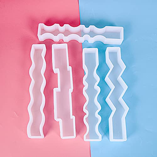 5 PCS Silicone Resin Tray Mould Ocean Coaster Resin Mould H409