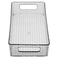 Grey Clear Plastic Storage Box Z9077
