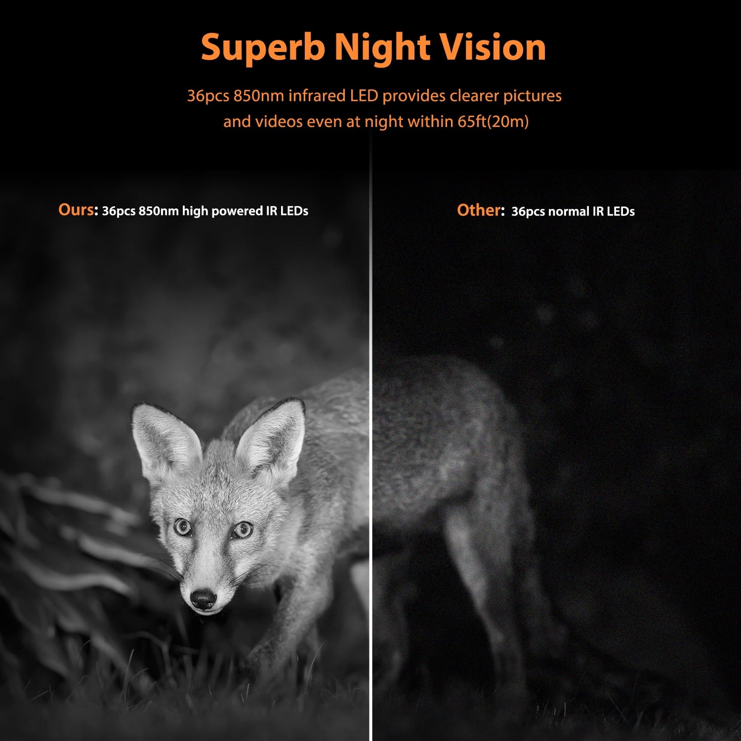 4K 30fps 46MP Night Vision Waterproof IP66 Motion Activated Trail Camera T310345
