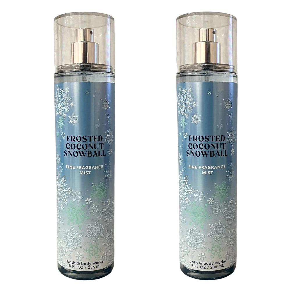 2 Pack 8 oz Frosted Coconut Snowball Fragrance Mist T8181
