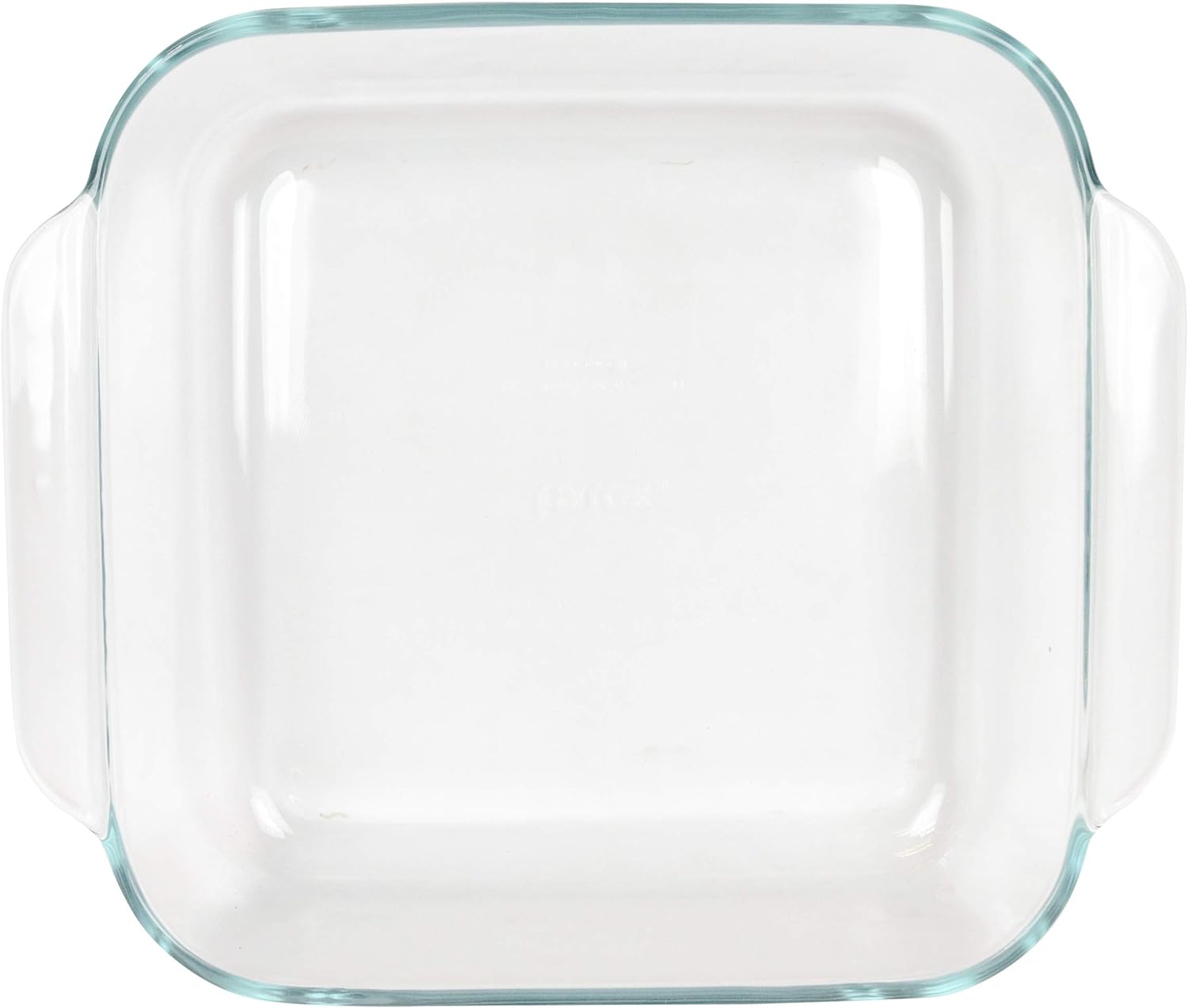 2 Square Glass Baking Dishes with 2 Blue Lids A192135