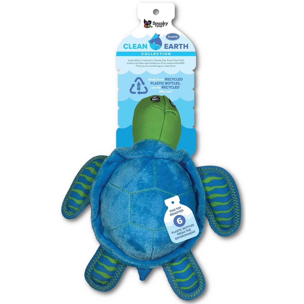 Clean Earth Plush Turtle Dog Toy I965406