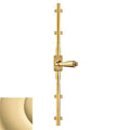 Left Handed Cremone Bolt for 8' Doors Satin Brass and Brown M29837