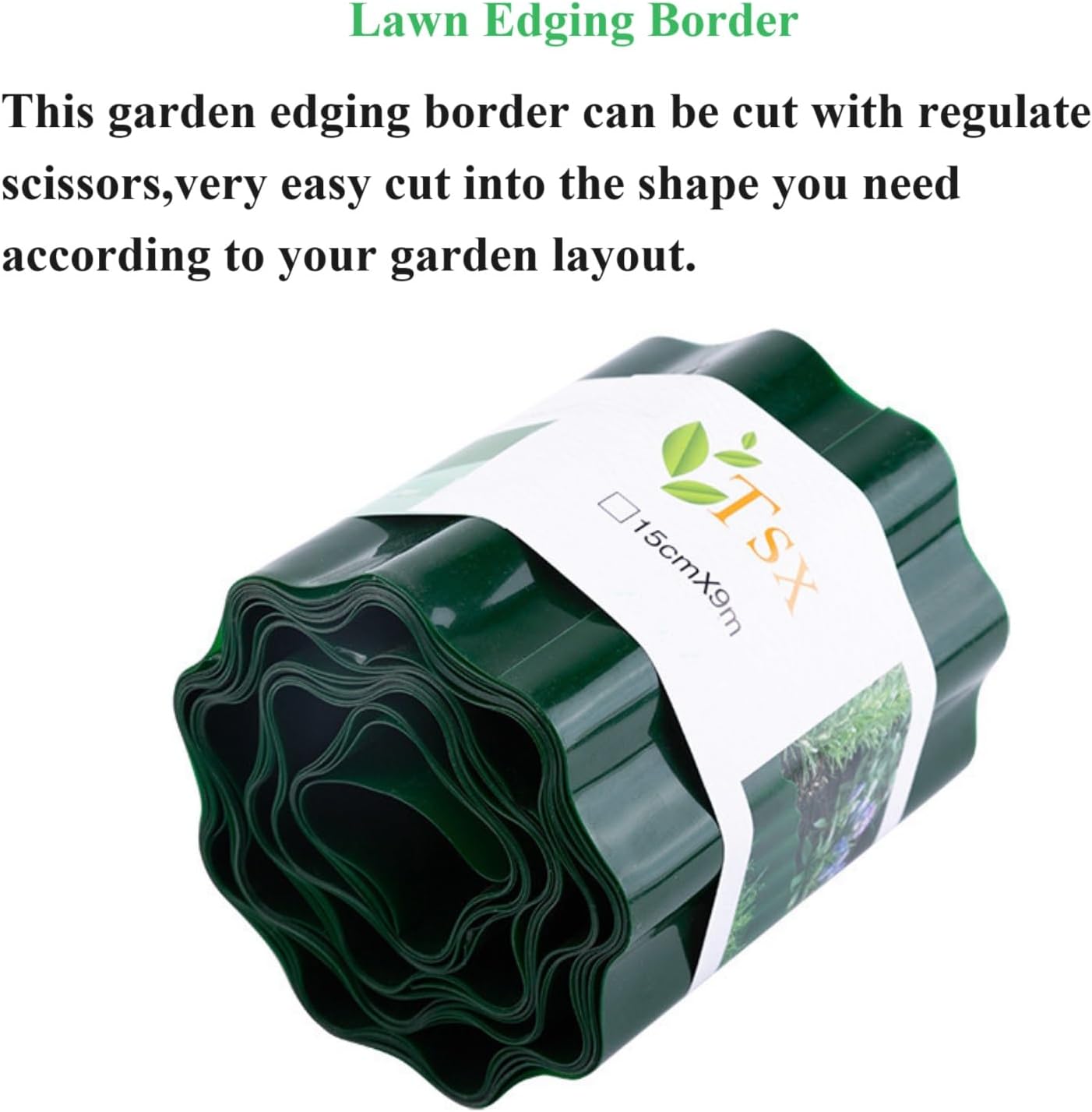 30ft x 6 inch Garden Lawn Edging R9466