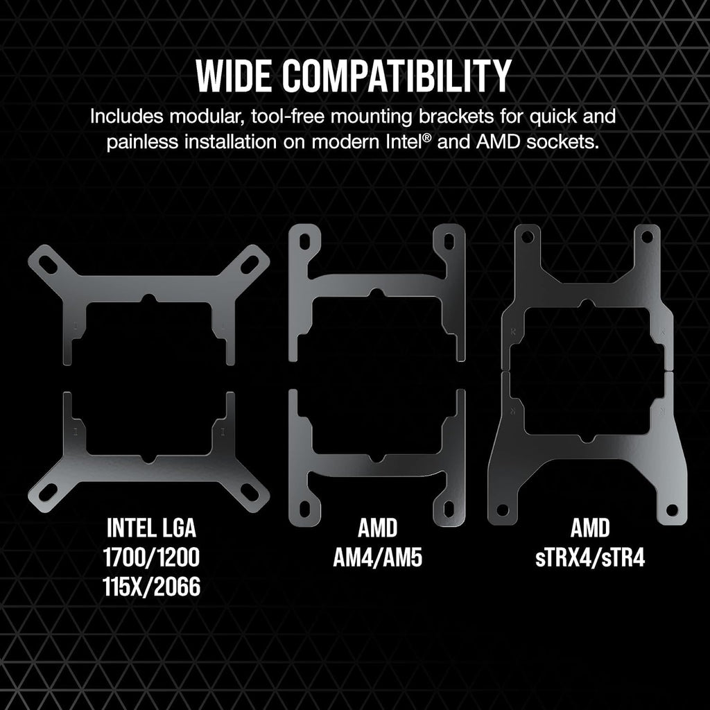 Black 240mm Liquid CPU Cooler A311307