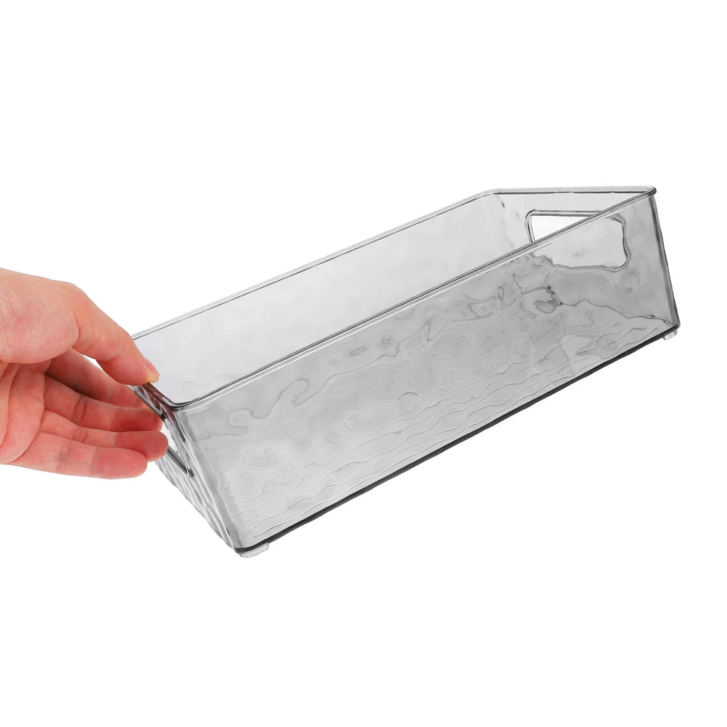 Grey Clear Plastic Storage Box Z9077