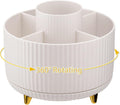 White Multi-angle Rotating Makeup Brush Holder U688
