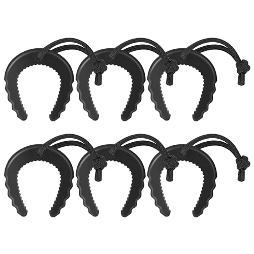 Black Door Stops Wedge 6 Pack W814826
