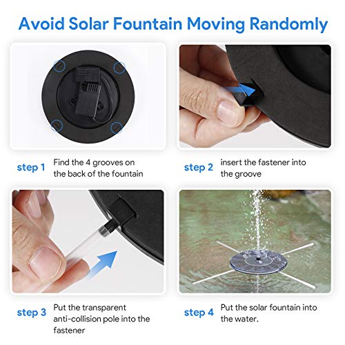 1W Floating Solar Water Fountain Pump L71790