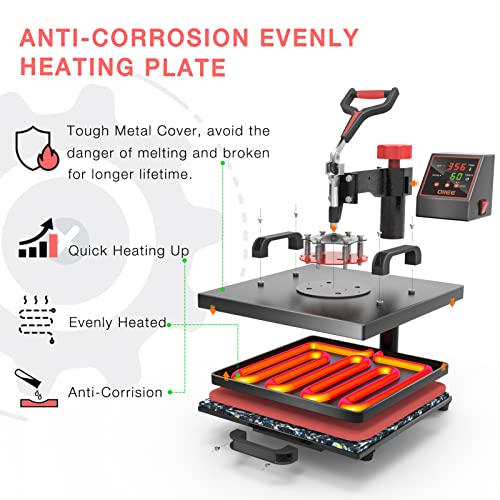 12 x 15 Inch 5 in 1 Heat Press Machine D987675