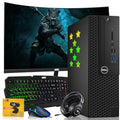 Core i7 16GB RAM 1TB SSD 27-inch Curved Monitor GT 1030 RGB Keyboard Mouse RGB Headphone Webcam Wi-Fi Win 11 Pro Desktop PC P4851