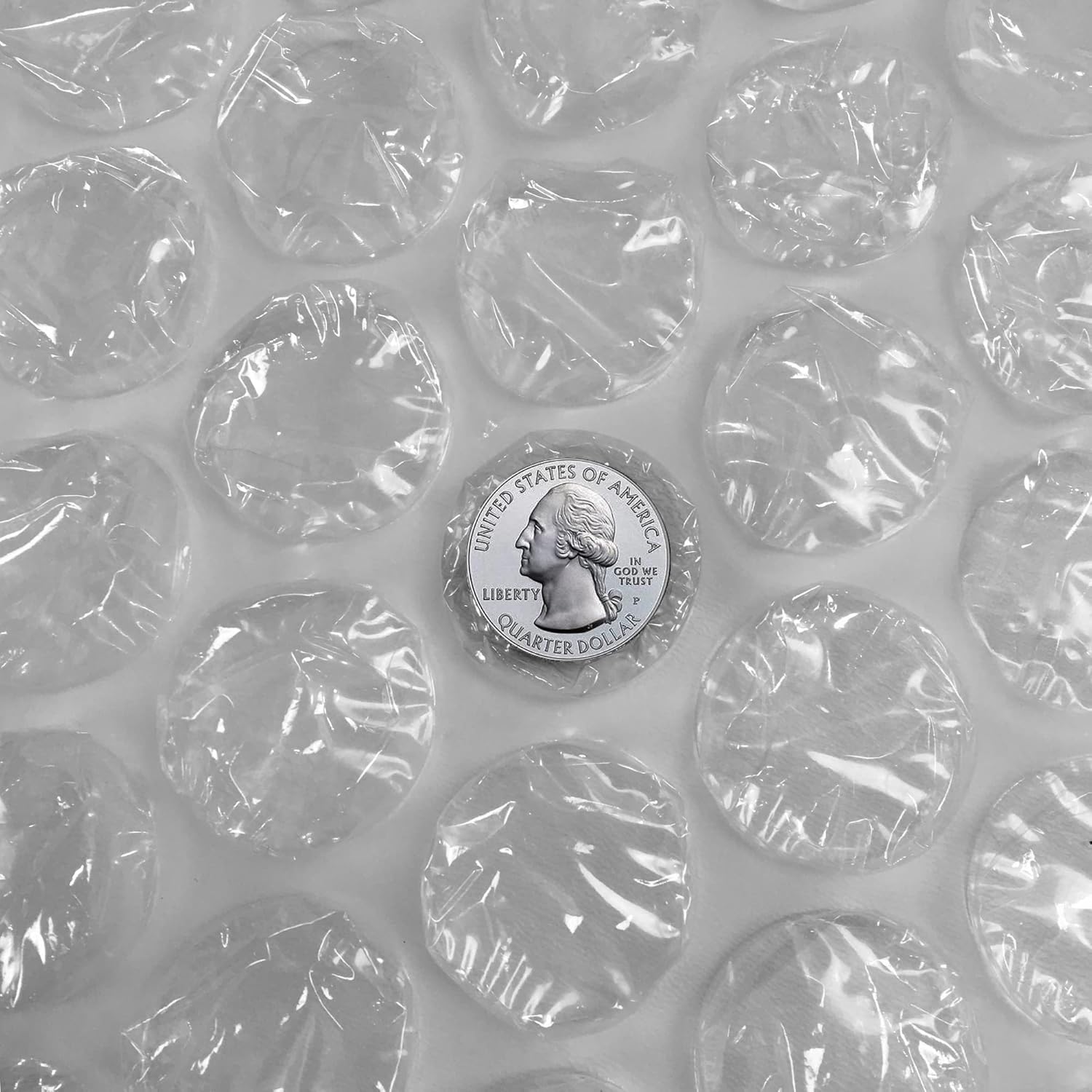 Bubble Cushioning Wrap 12"x65' Large Bubbles 1/2" Perforated Every 12", clear Z136